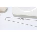 Lantisor argint 925, JW565, placat cu rodiu fotografia produsului View 3 S
