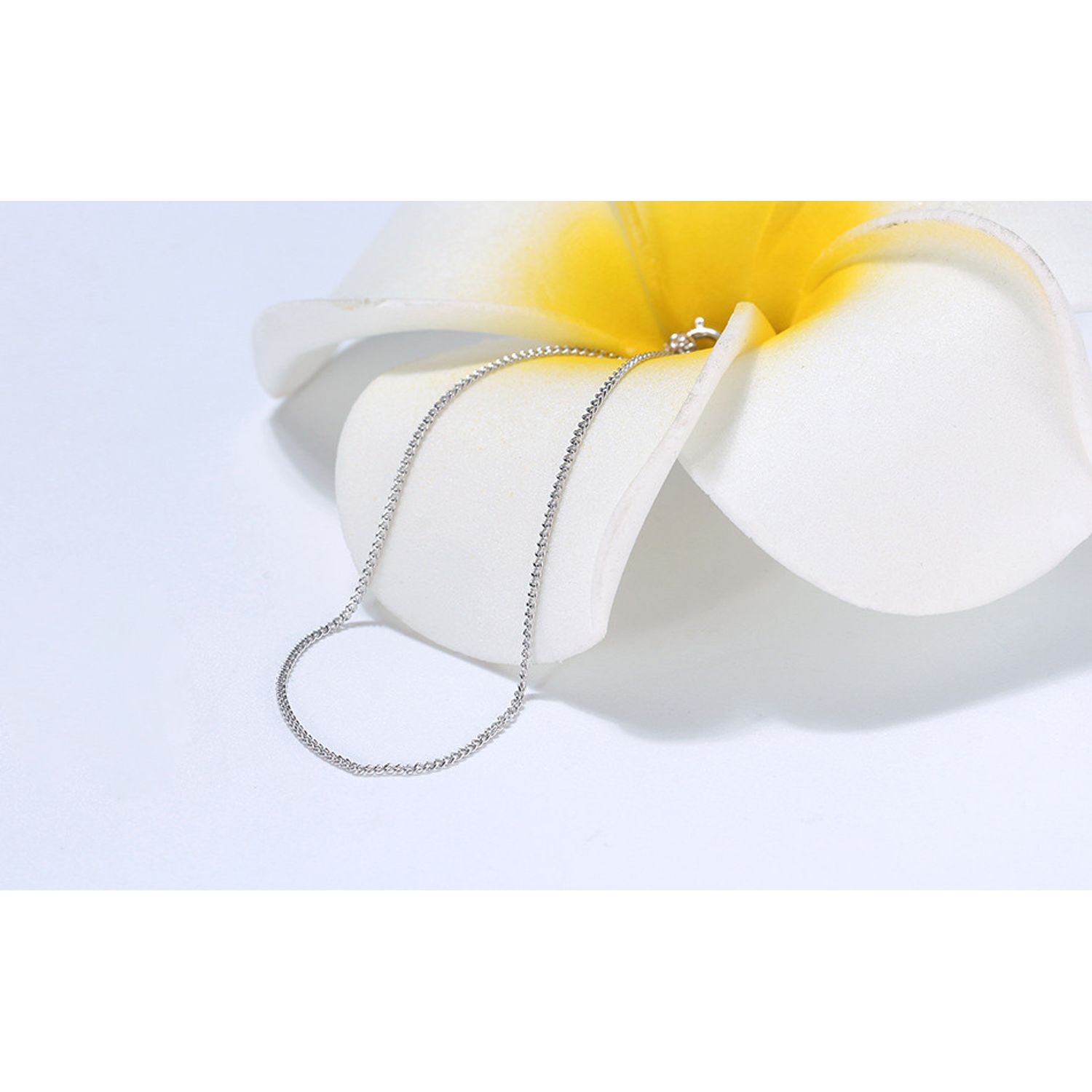 Lantisor argint 925, JW565, placat cu rodiu fotografia produsului View 2 L