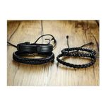 Bratara barbati, BT35, model clasic, Negru fotografia produsului View 3 S