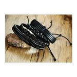 Bratara barbati, BT35, model clasic, Negru fotografia produsului View 2 S