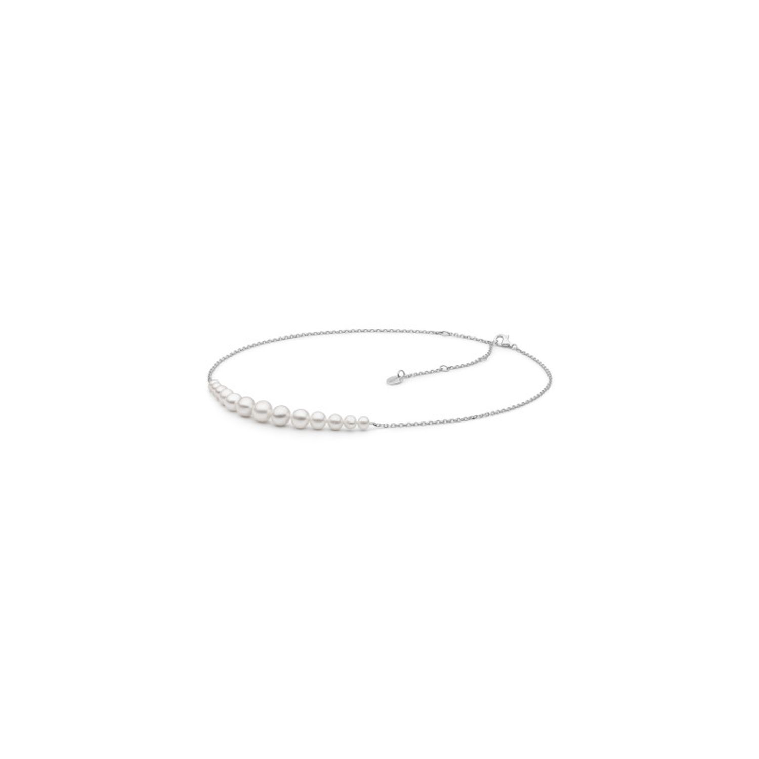 Colier argint 925 cu perla naturala alba, JW460 fotografia produsului
