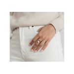 Inel argint 925 cu perla naturala alba, JW448 (Marime: 7.5) fotografia produsului