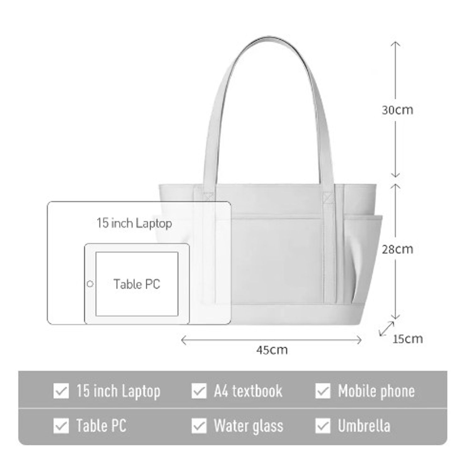 Geanta tote dama, Elisha GT2380, Portocaliu fotografia produsului View 4 L