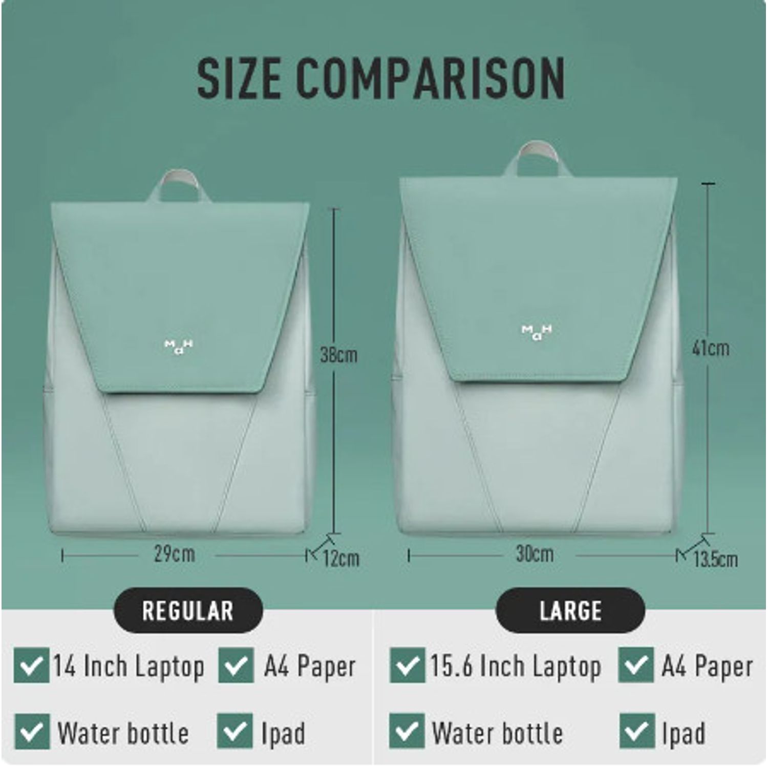 Rucsac unisex, Delaney GT2373, Verde deschis fotografia produsului View 7 L