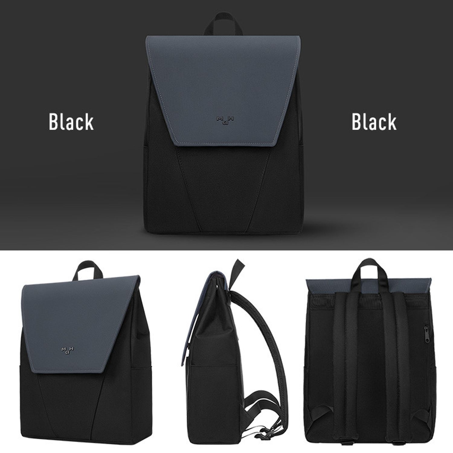 Rucsac unisex, Casey GT2368, Negru fotografia produsului View 7 L