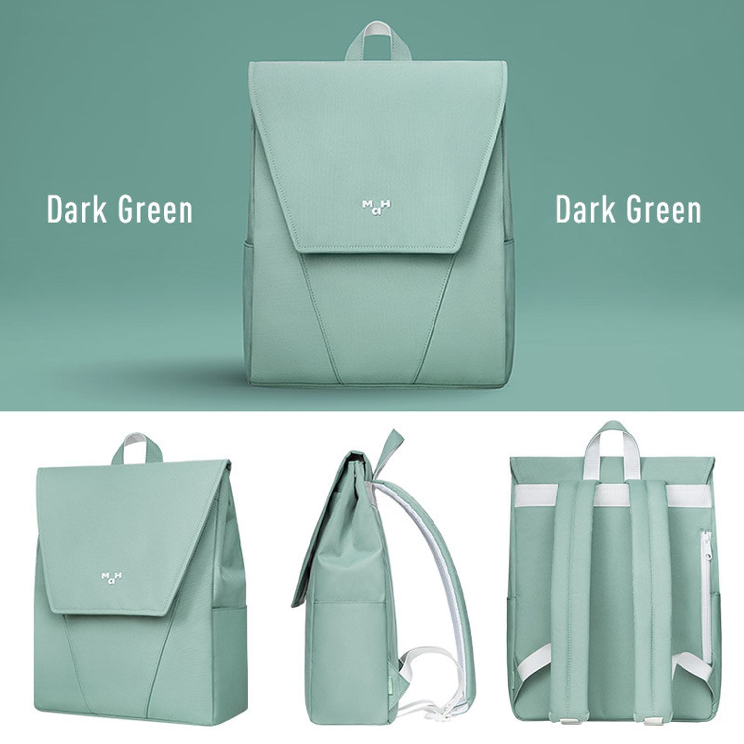 Rucsac unisex, Delaney GT2372, Verde fotografia produsului