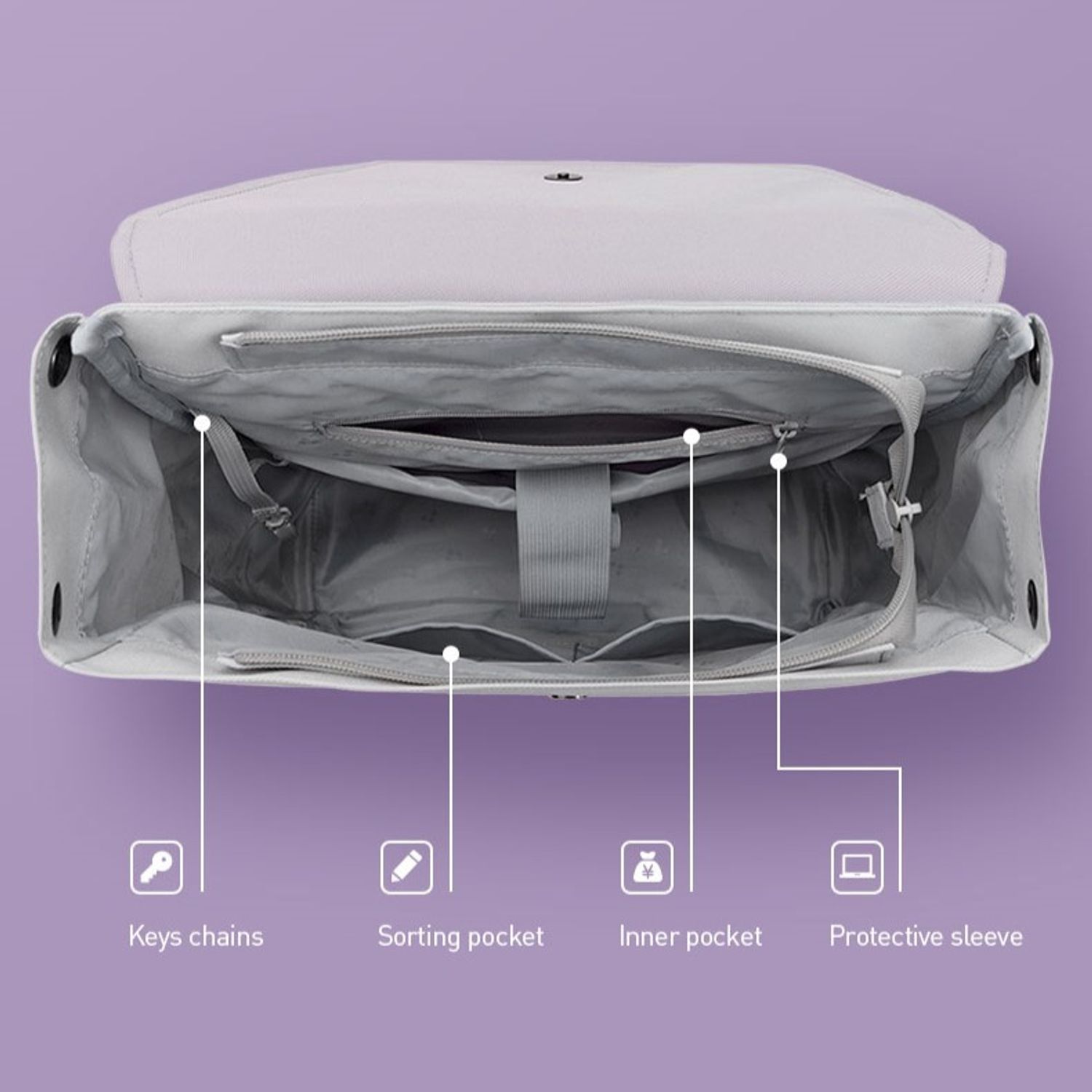 Rucsac unisex, Casey GT2368, Negru fotografia produsului View 4 L