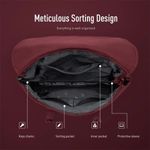 Rucsac unisex, Uzoma GT2354, Bordo fotografia produsului View 3 S