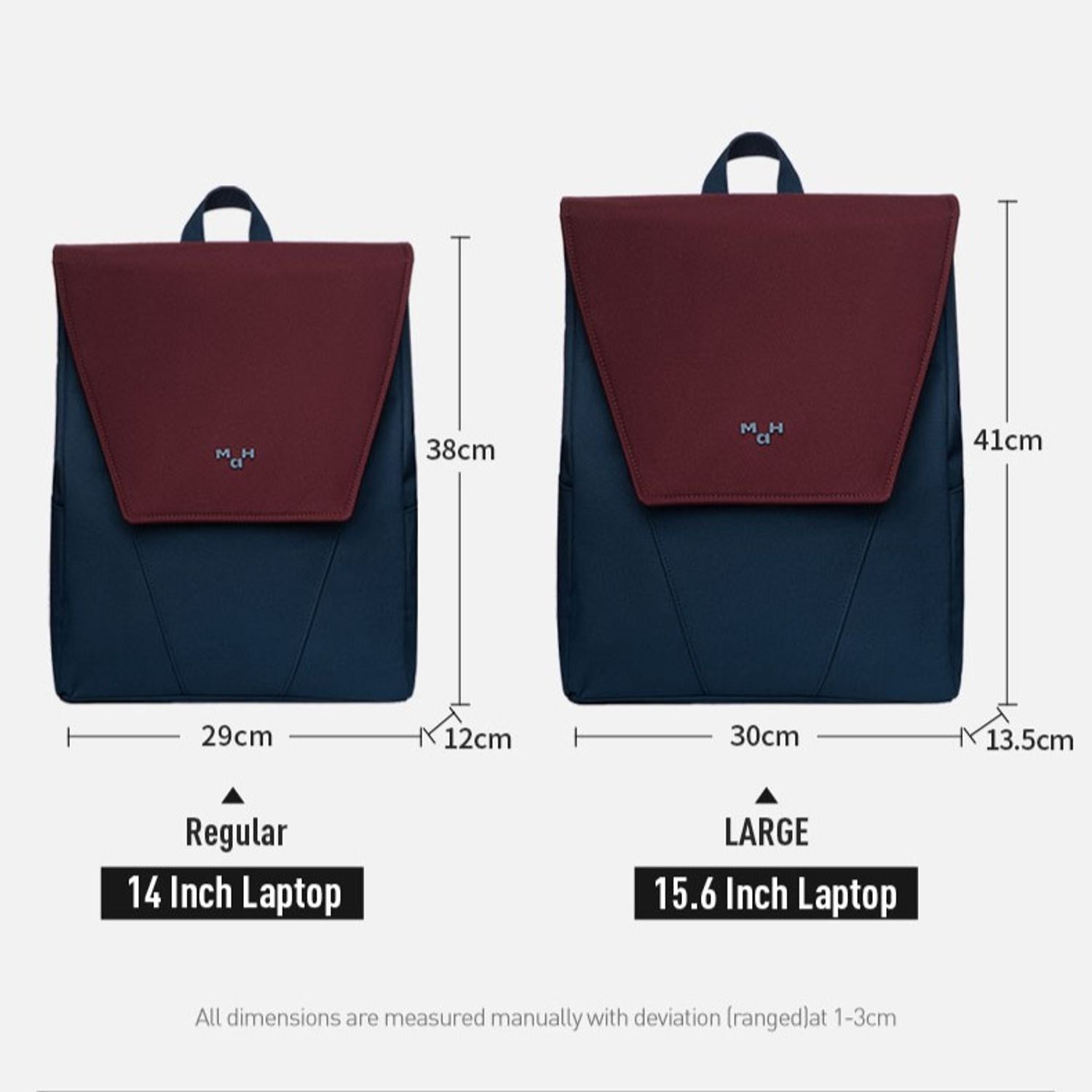 Rucsac unisex, Vivian GT2357, Alb/Gri fotografia produsului View 2 L