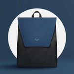 Rucsac unisex, Vivian GT2356, Negru/Albastru fotografia produsului