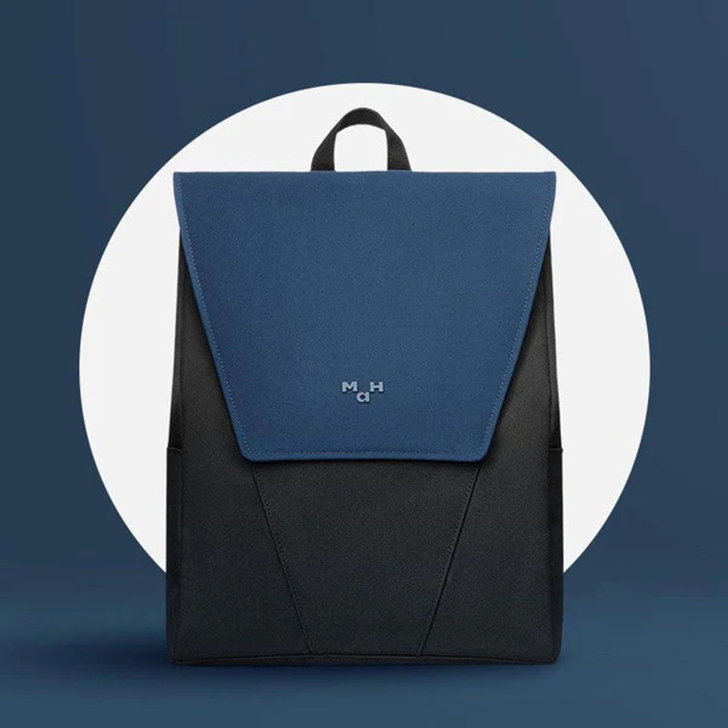 Rucsac unisex, Vivian GT2356, Negru/Albastru fotografia produsului