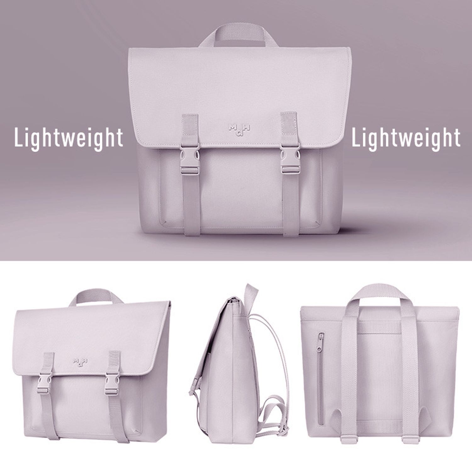 Rucsac unisex, Uzoma GT2350, Lila fotografia produsului View 9 L