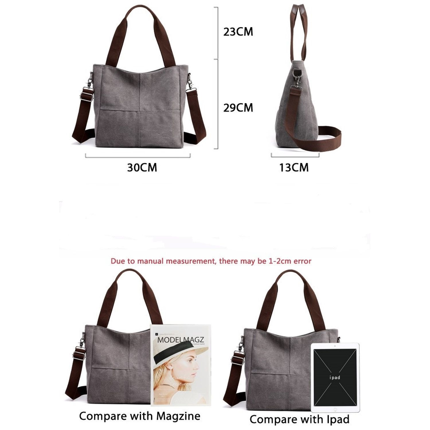 Geanta de dama, Anthea GT2235, Negru fotografia produsului View 5 L