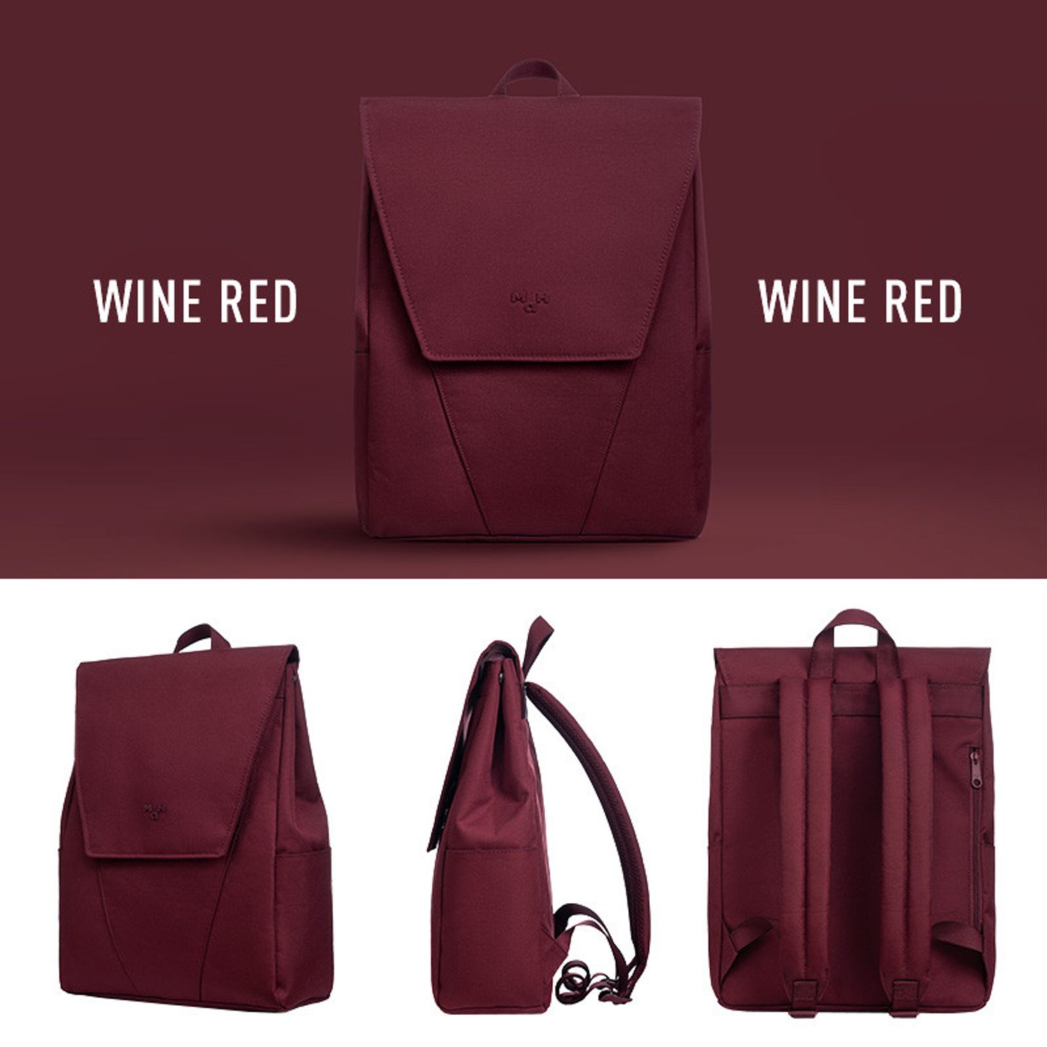 Rucsac unisex, Harper GT2336, Bordo fotografia produsului View 2 L