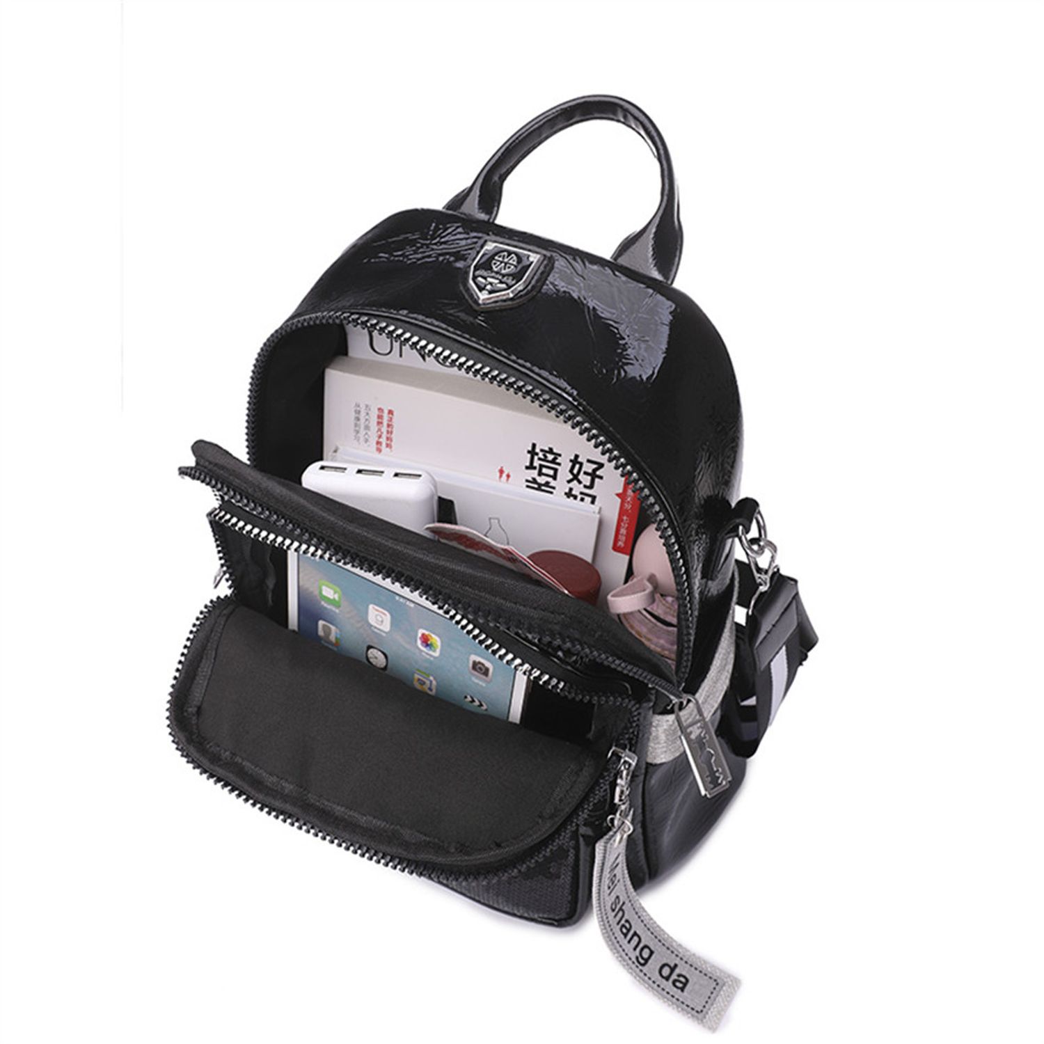 Rucsac dama Aimee GT2213, Negru fotografia produsului View 7 L