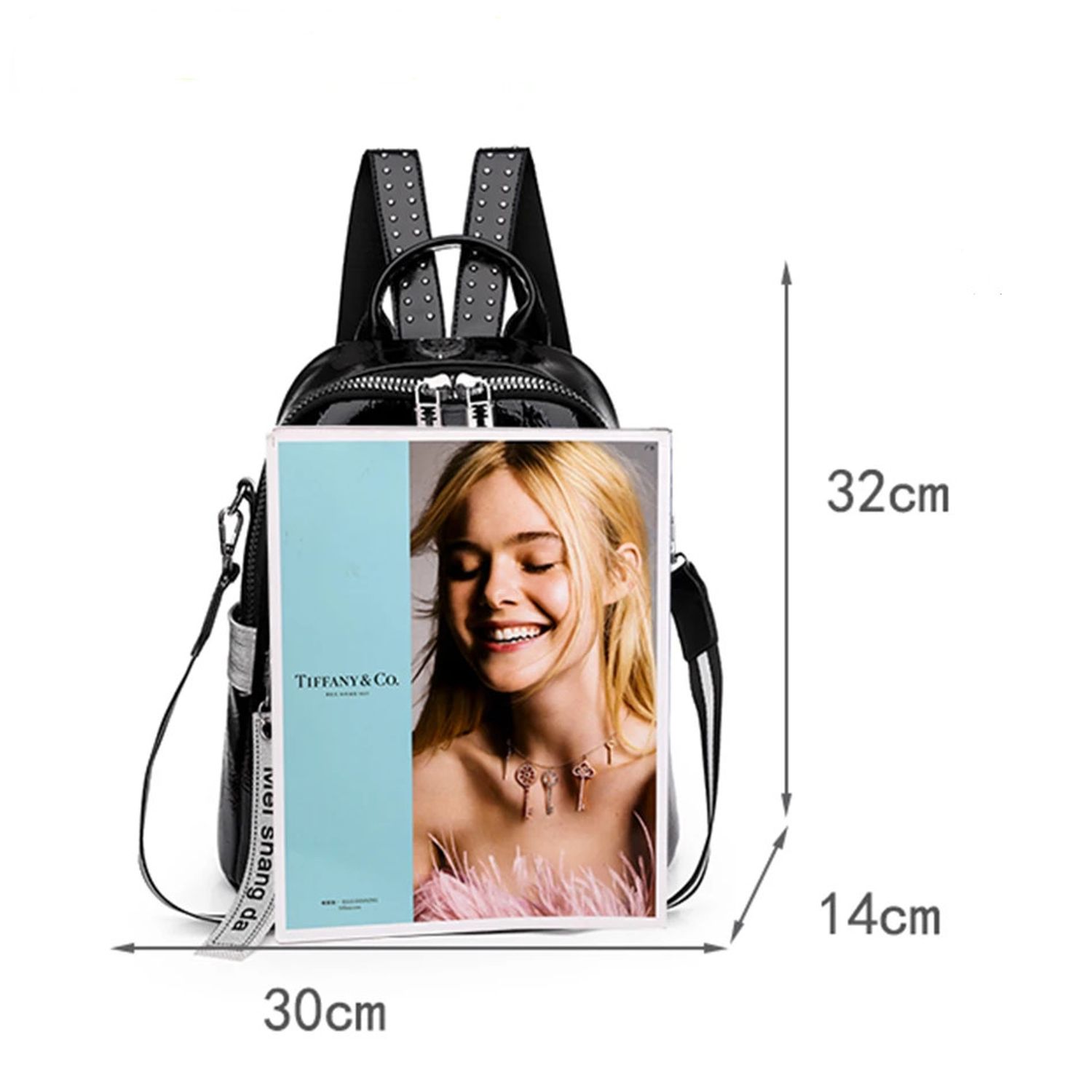 Rucsac dama Aimee GT2213, Negru fotografia produsului View 5 L