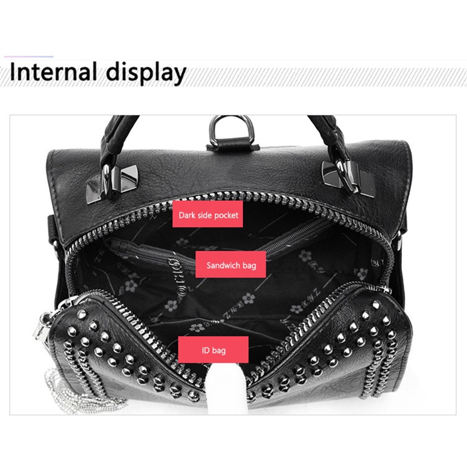 Geanta dama Ailyne GT2208, Negru fotografia produsului View 2 L