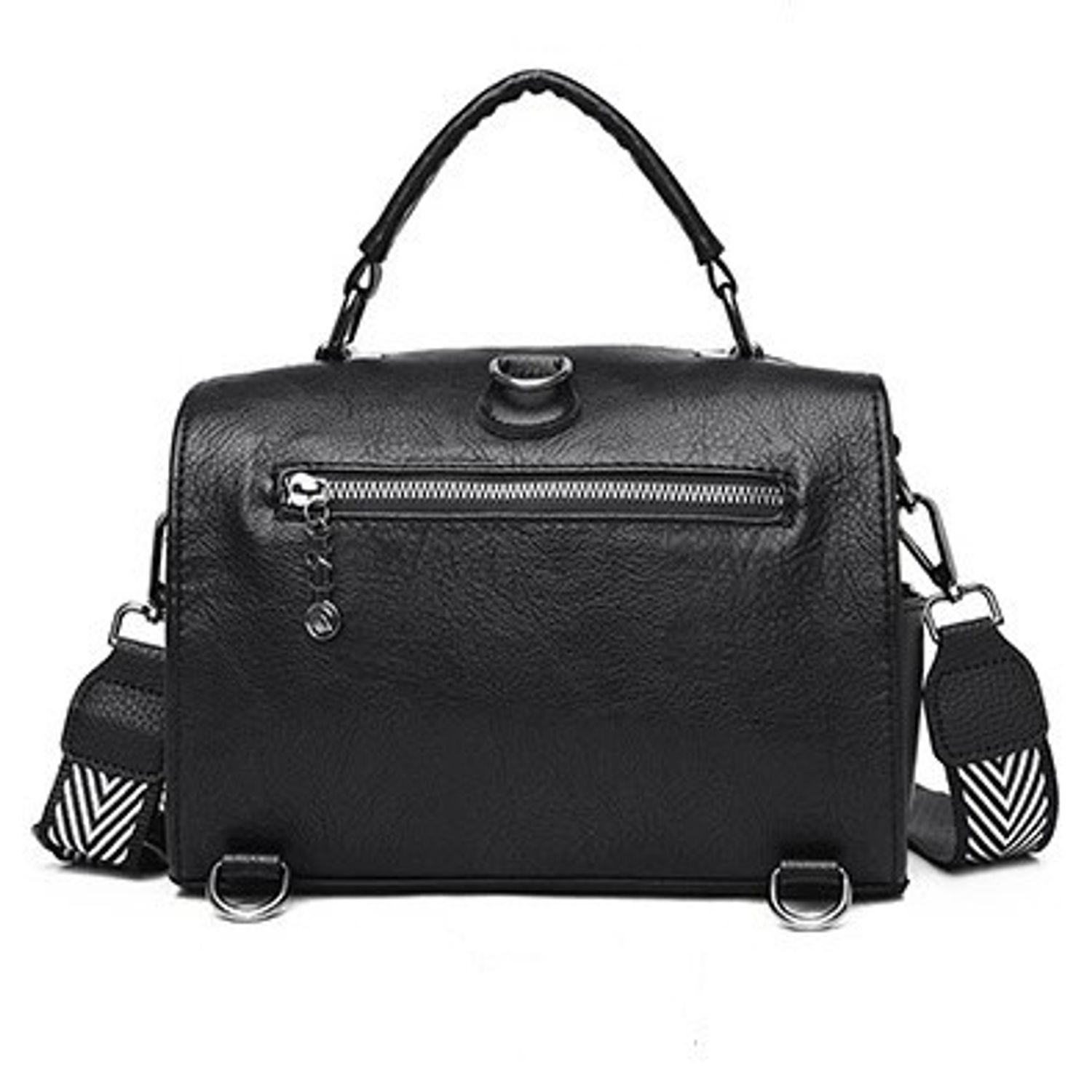 Geanta dama Ailyne GT2211, piele naturala, Negru fotografia produsului View 3 L