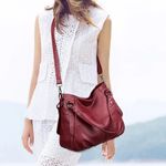 Geanta dama Ailis GT2203, Bordo fotografia produsului View 3 S