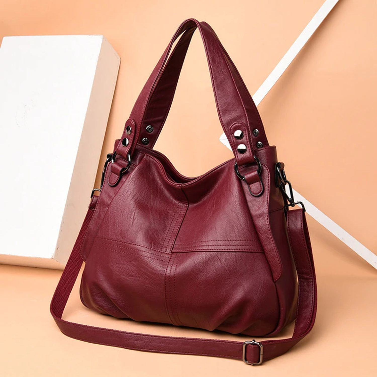 Geanta dama Ailis GT2203, Bordo fotografia produsului View 4 L