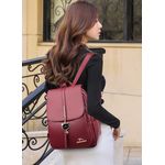 Rucsac dama Adelaide GT2199, Bordo fotografia produsului View 2 S