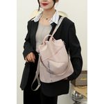 Rucsac dama Agostina GT2202, antifurt, Crem fotografia produsului View 7 S