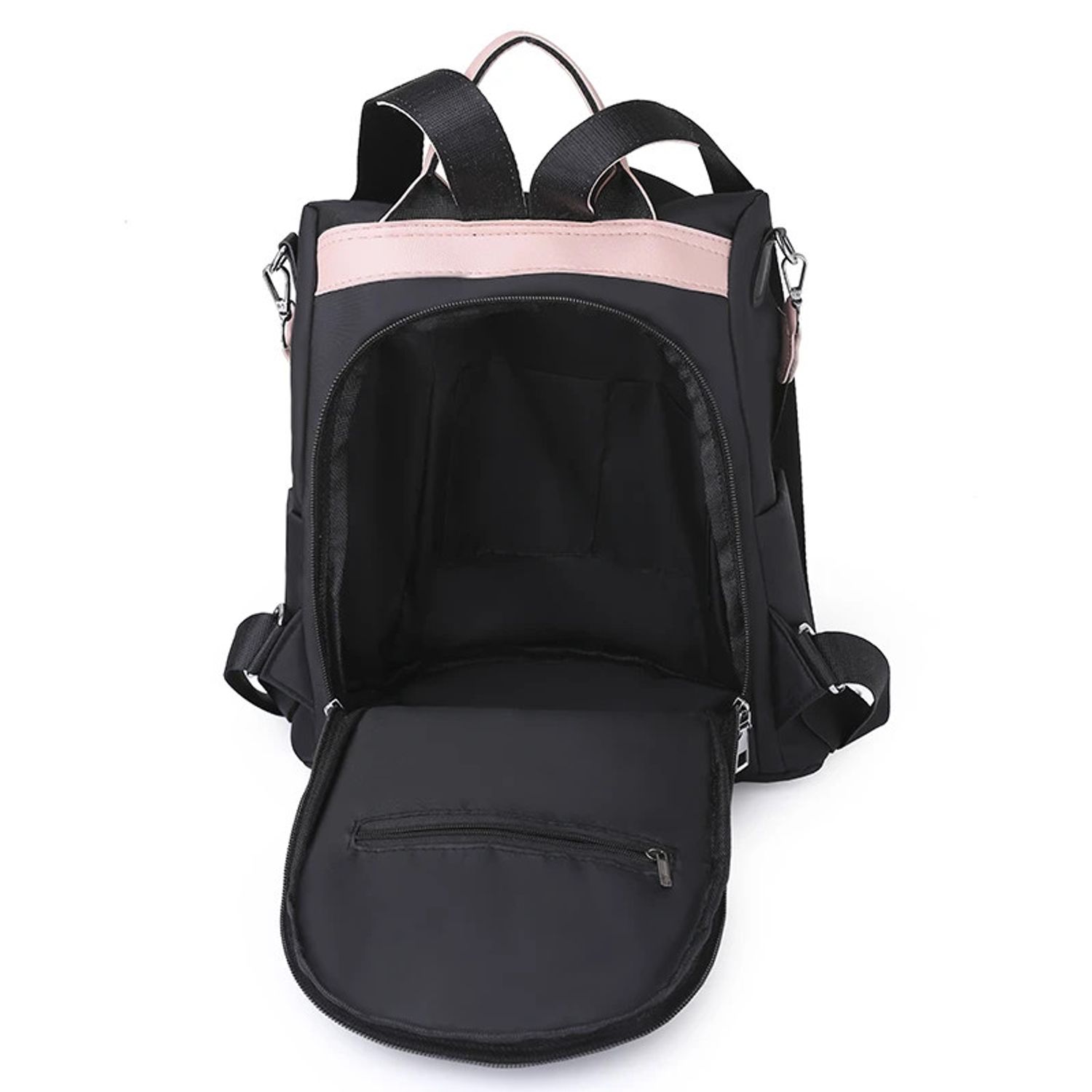 Rucsac dama Agostina GT2201, antifurt, Negru fotografia produsului View 5 L