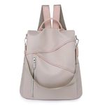 Rucsac dama Agostina GT2202, antifurt, Crem fotografia produsului