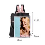 Rucsac dama Agostina GT2201, antifurt, Negru fotografia produsului View 8 S