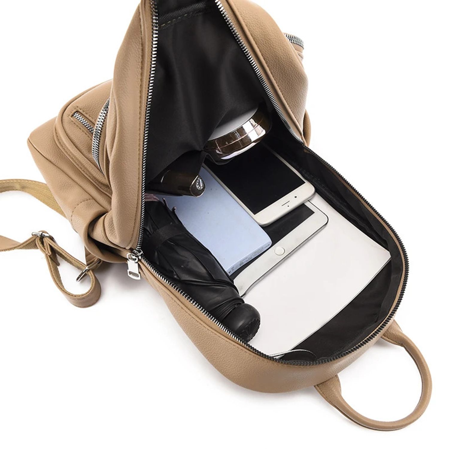 Rucsac dama Aaliyah GT2195, Gri fotografia produsului View 4 L