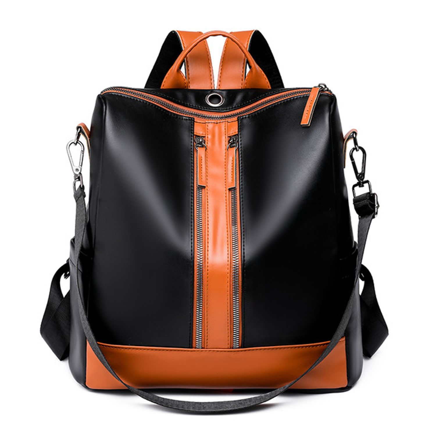 Rucsac dama Artemis GT2192, Negru/Maro fotografia produsului