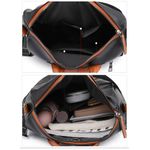 Rucsac dama Artemis GT2192, Negru/Maro fotografia produsului View 5 S