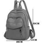 Rucsac dama Aaliyah GT2195, Gri fotografia produsului View 2 S
