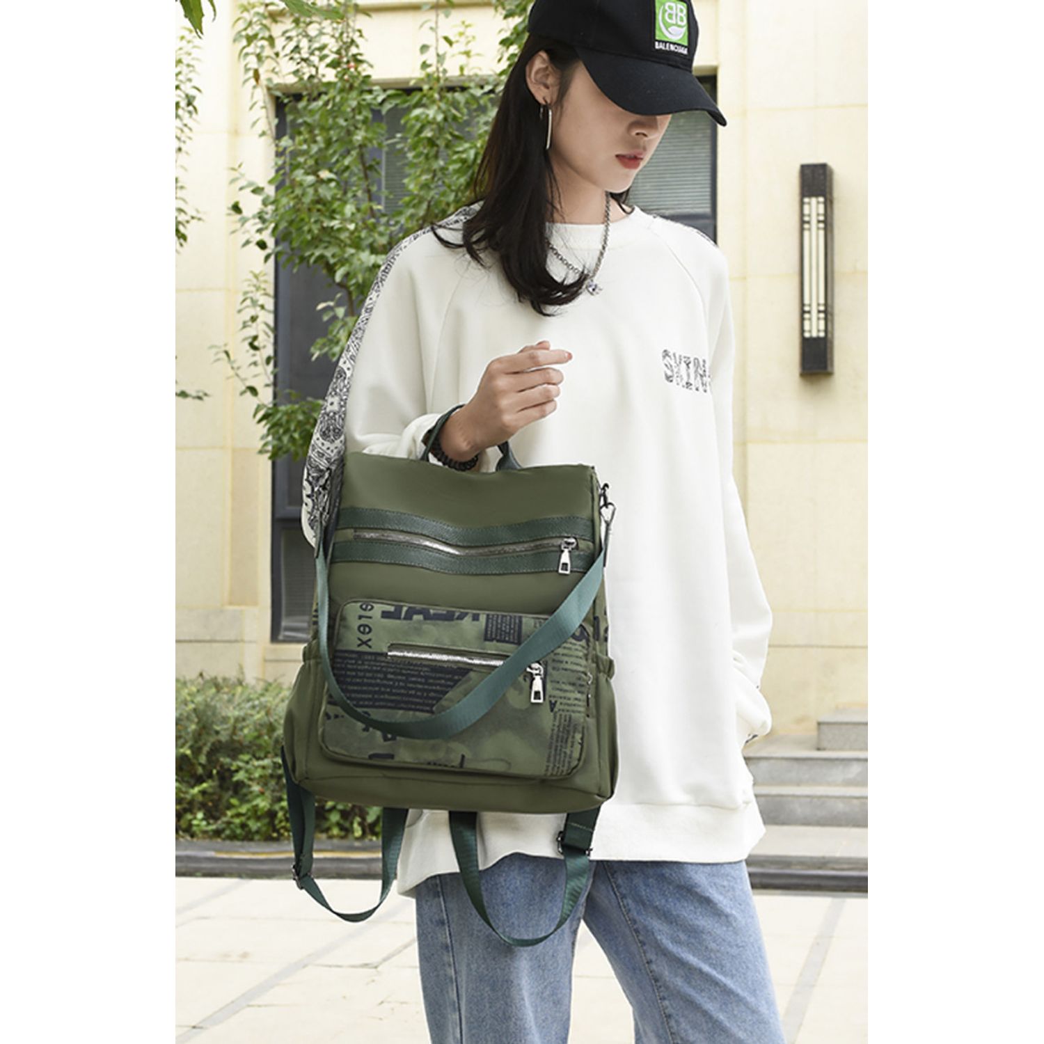 Rucsac dama Amaya GT2181, Verde fotografia produsului View 2 L