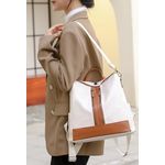 Rucsac dama Artemis GT2191, Alb/Maro fotografia produsului View 8 S