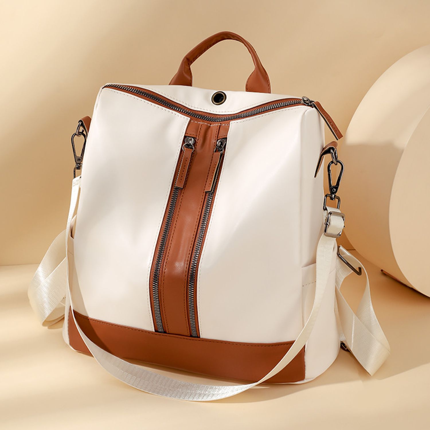 Rucsac dama Artemis GT2191, Alb/Maro fotografia produsului View 6 L