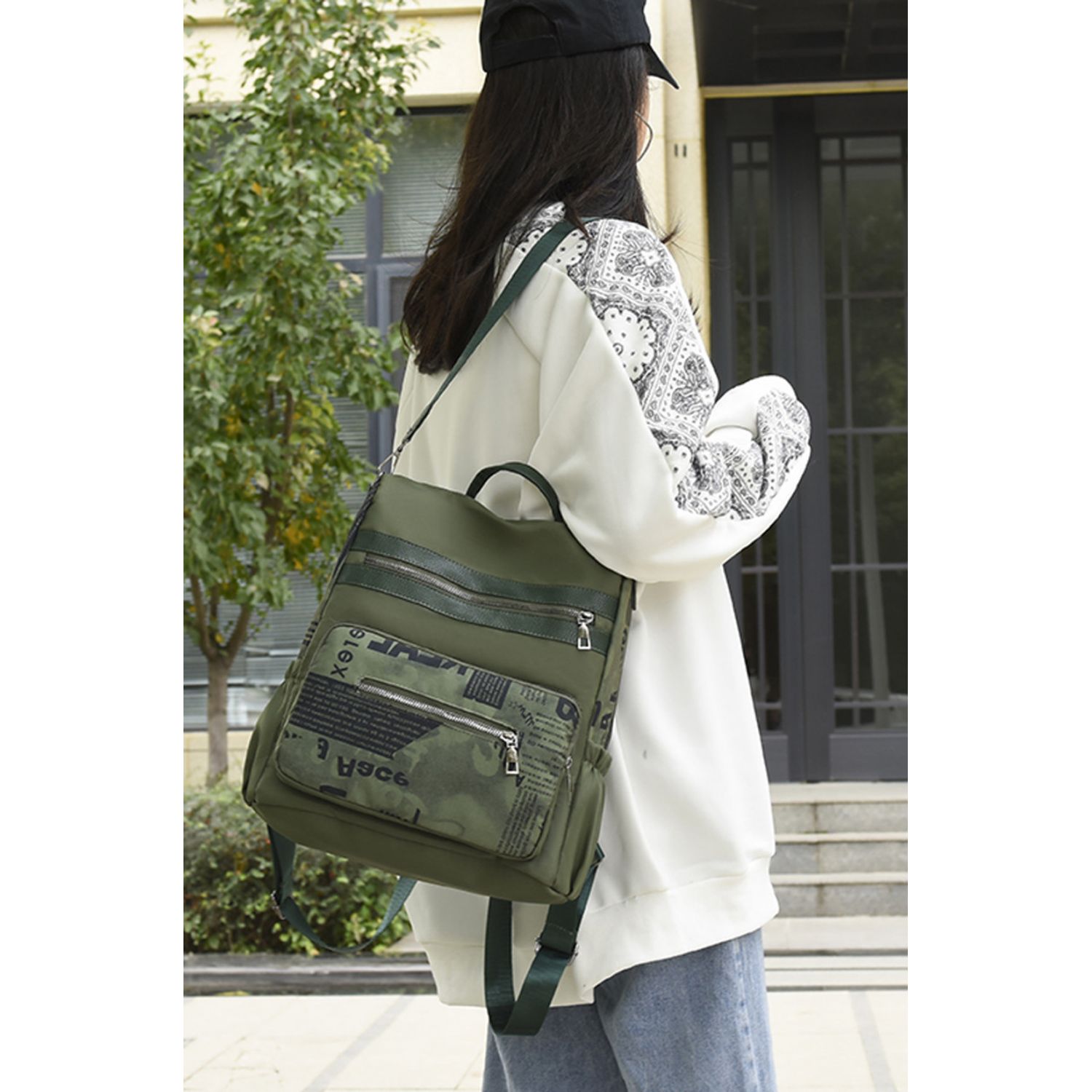 Rucsac dama Amaya GT2181, Verde fotografia produsului View 5 L