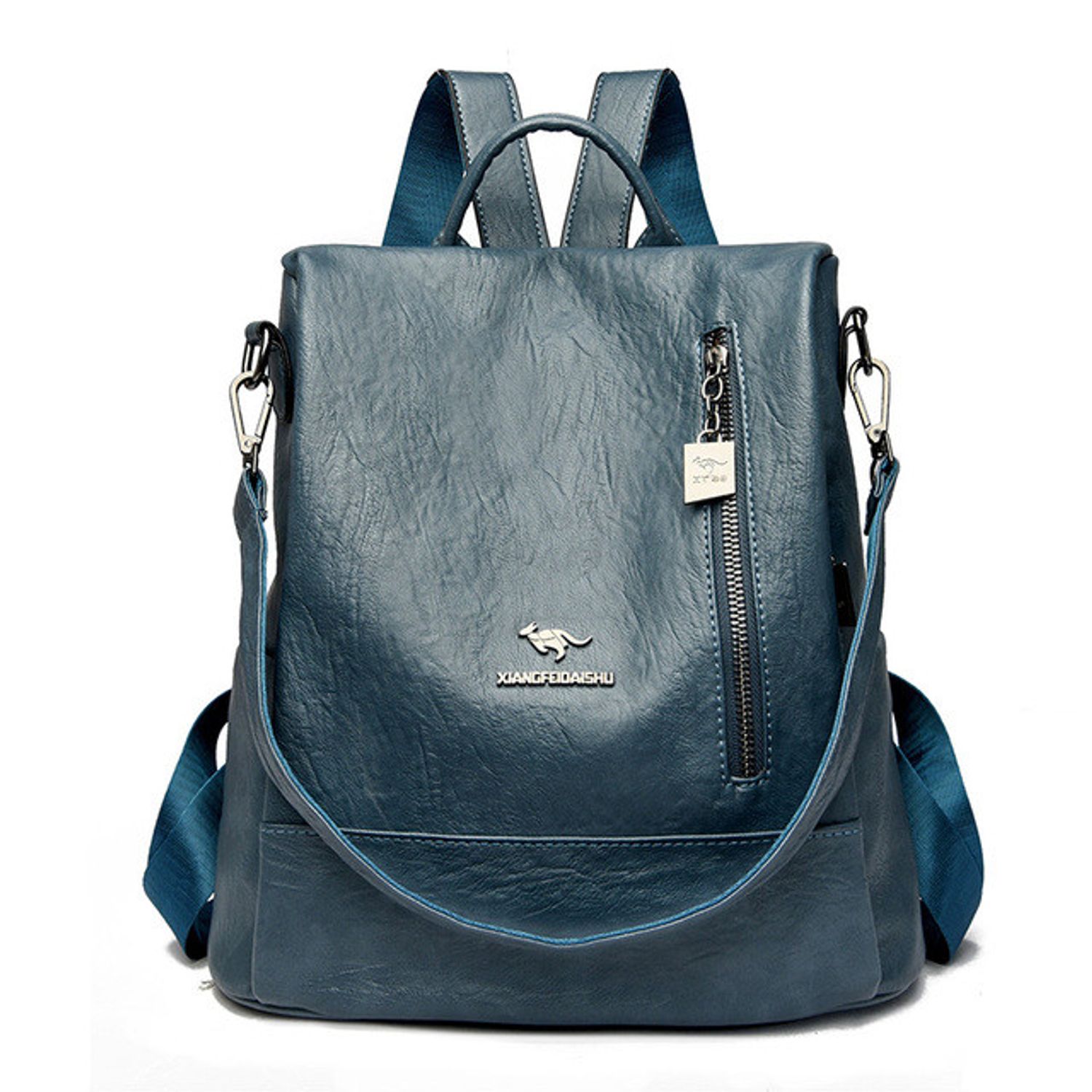 Rucsac dama Carina GT2164, antifurt, Albastru fotografia produsului