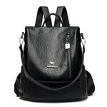 Rucsac dama Carina GT2163, antifurt, Negru fotografia produsului