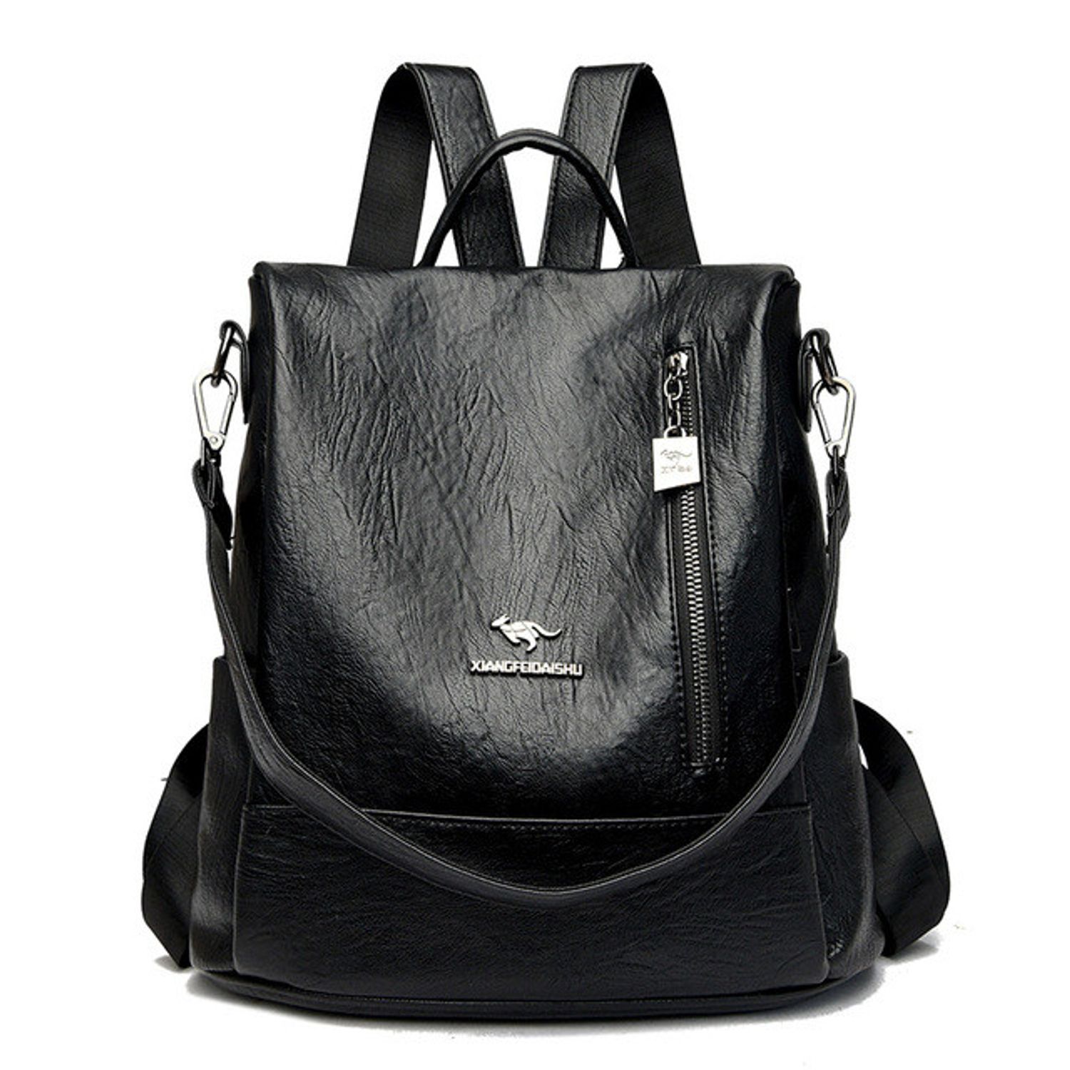 Rucsac dama Carina GT2163, antifurt, Negru fotografia produsului