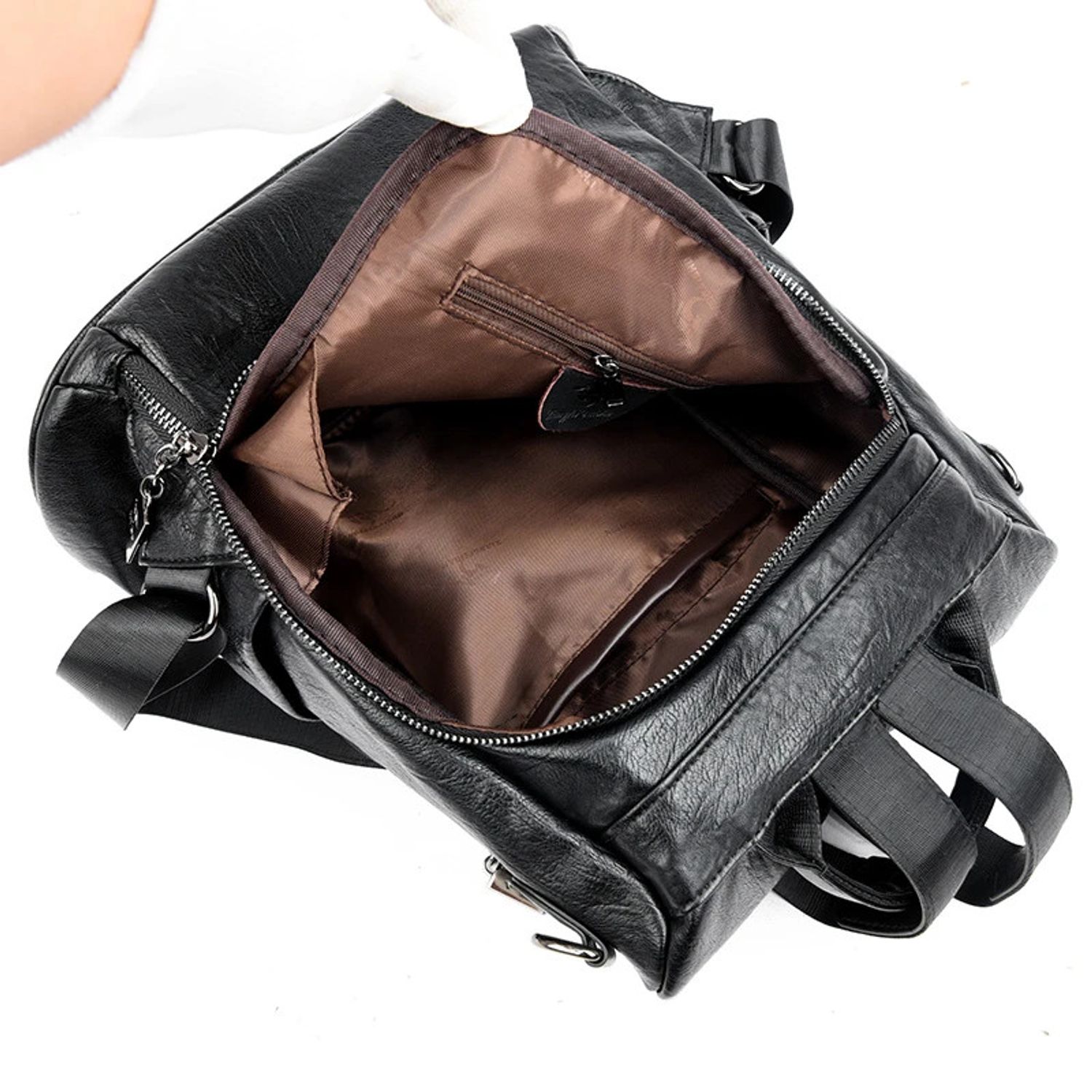 Rucsac dama Carina GT2167, antifurt, Bordo fotografia produsului View 2 L