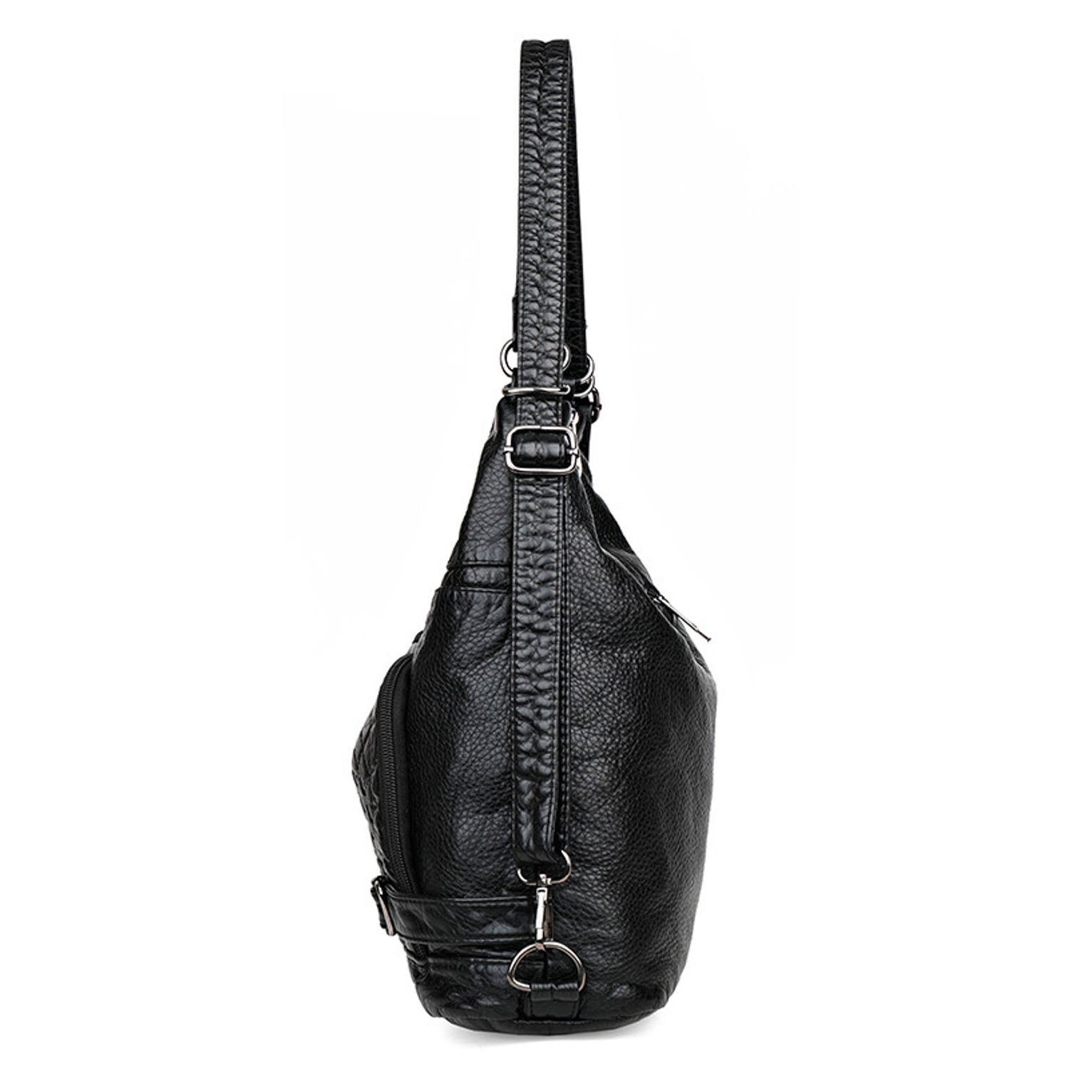 Geanta dama, Agata GT2160, Negru fotografia produsului View 5 L