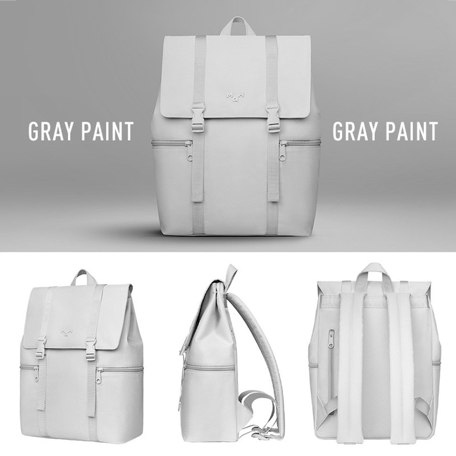 Rucsac unisex, Camille GT2322, Gri fotografia produsului View 8 L