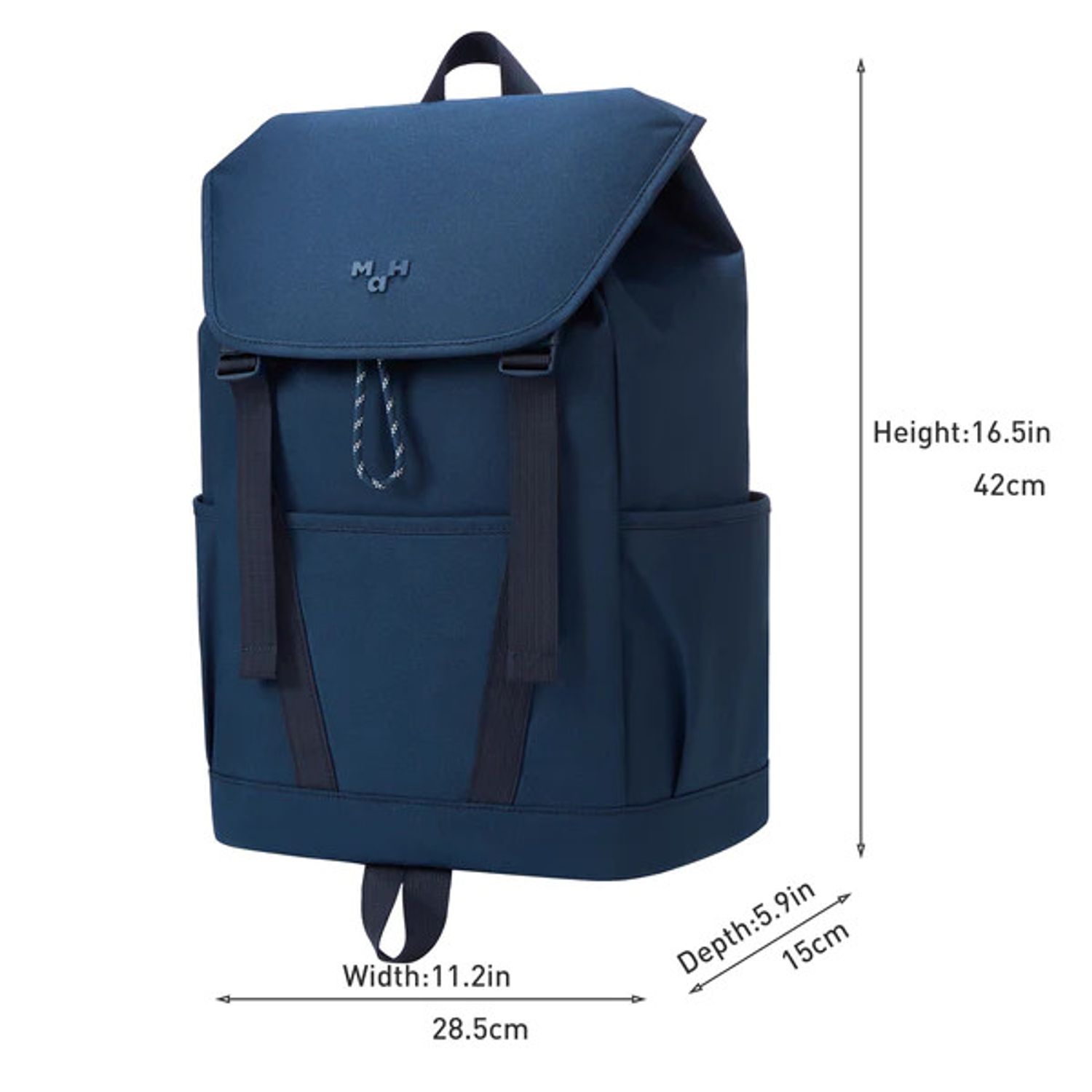 Rucsac unisex, Adeline GT2317, Albastru fotografia produsului View 6 L