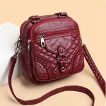 Geanta tip rucsac, Dalila GT2294, Bordo fotografia produsului View 3 S