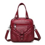 Geanta tip rucsac, Dalila GT2294, Bordo fotografia produsului