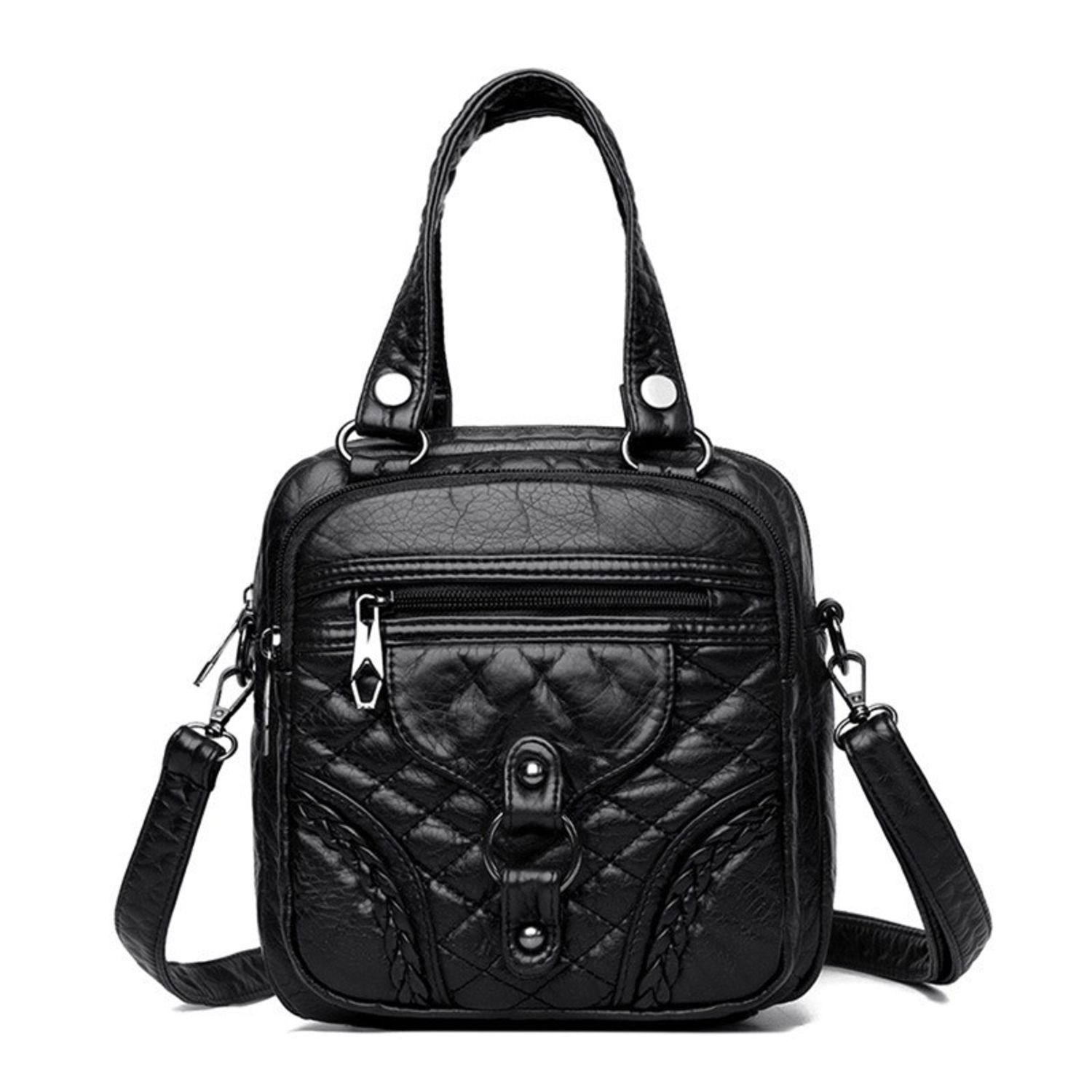 Geanta tip rucsac, Dalila GT2292, Negru fotografia produsului