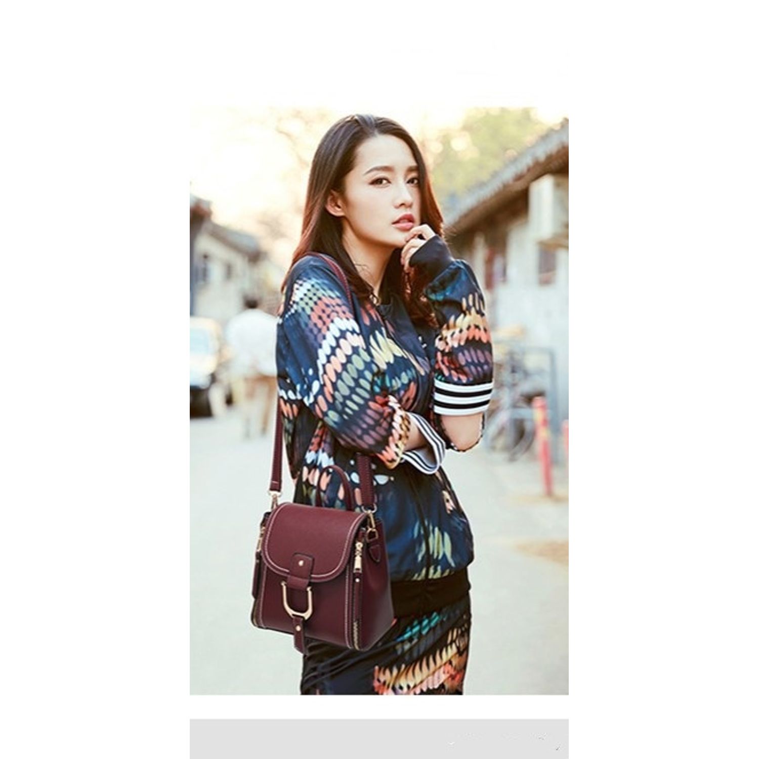 Rucsac dama, Prema GT2281, Bordo fotografia produsului View 2 L