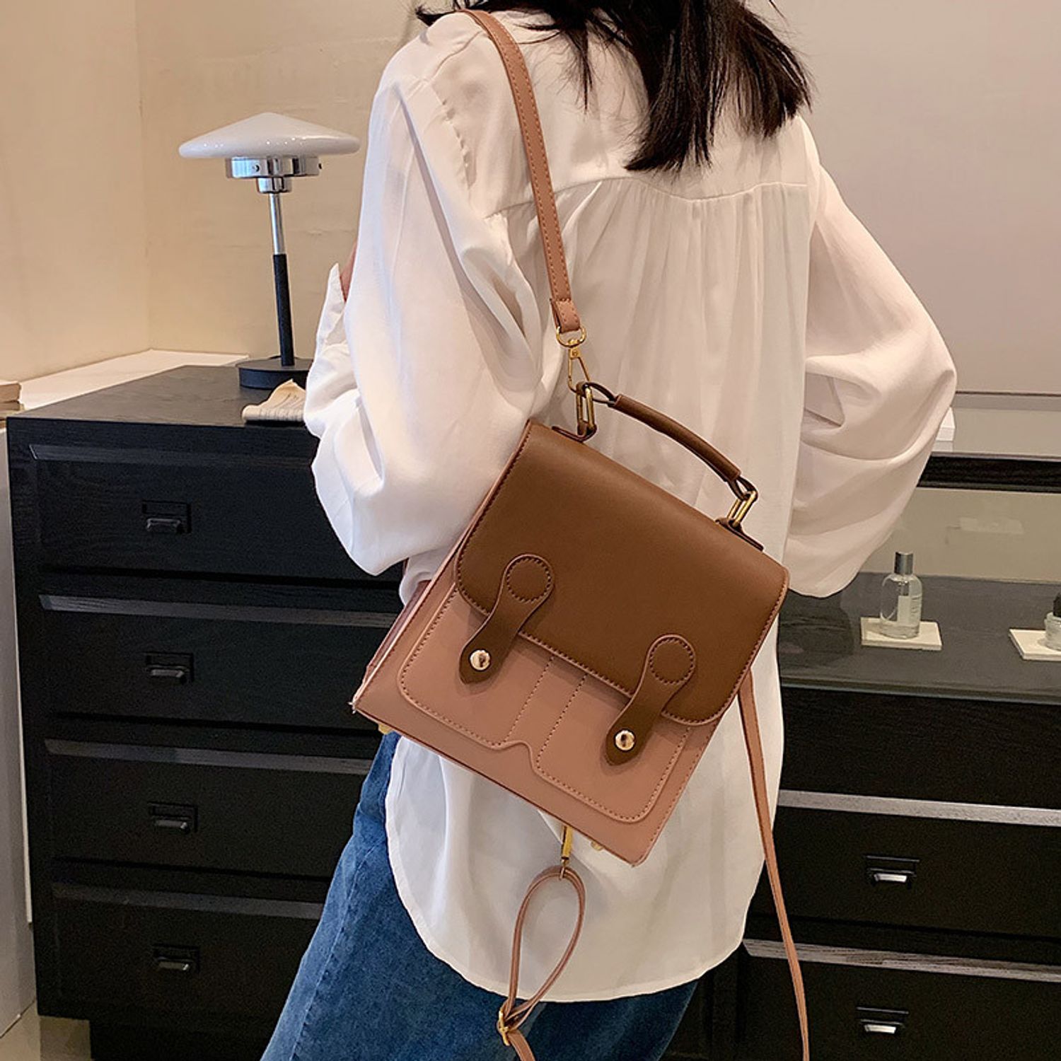 Rucsac dama, Christal GT2284, Maro fotografia produsului View 6 L
