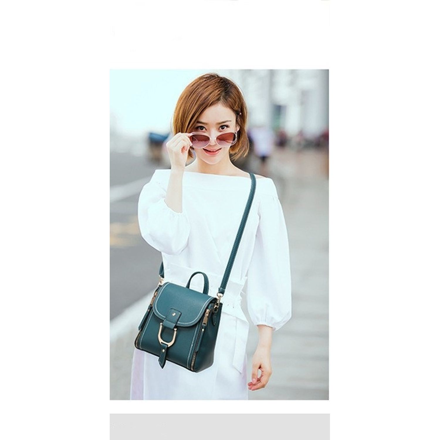 Rucsac dama, Prema GT2278, Albastru fotografia produsului View 3 L